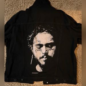 POST MALONE MENS DENIM JACKET